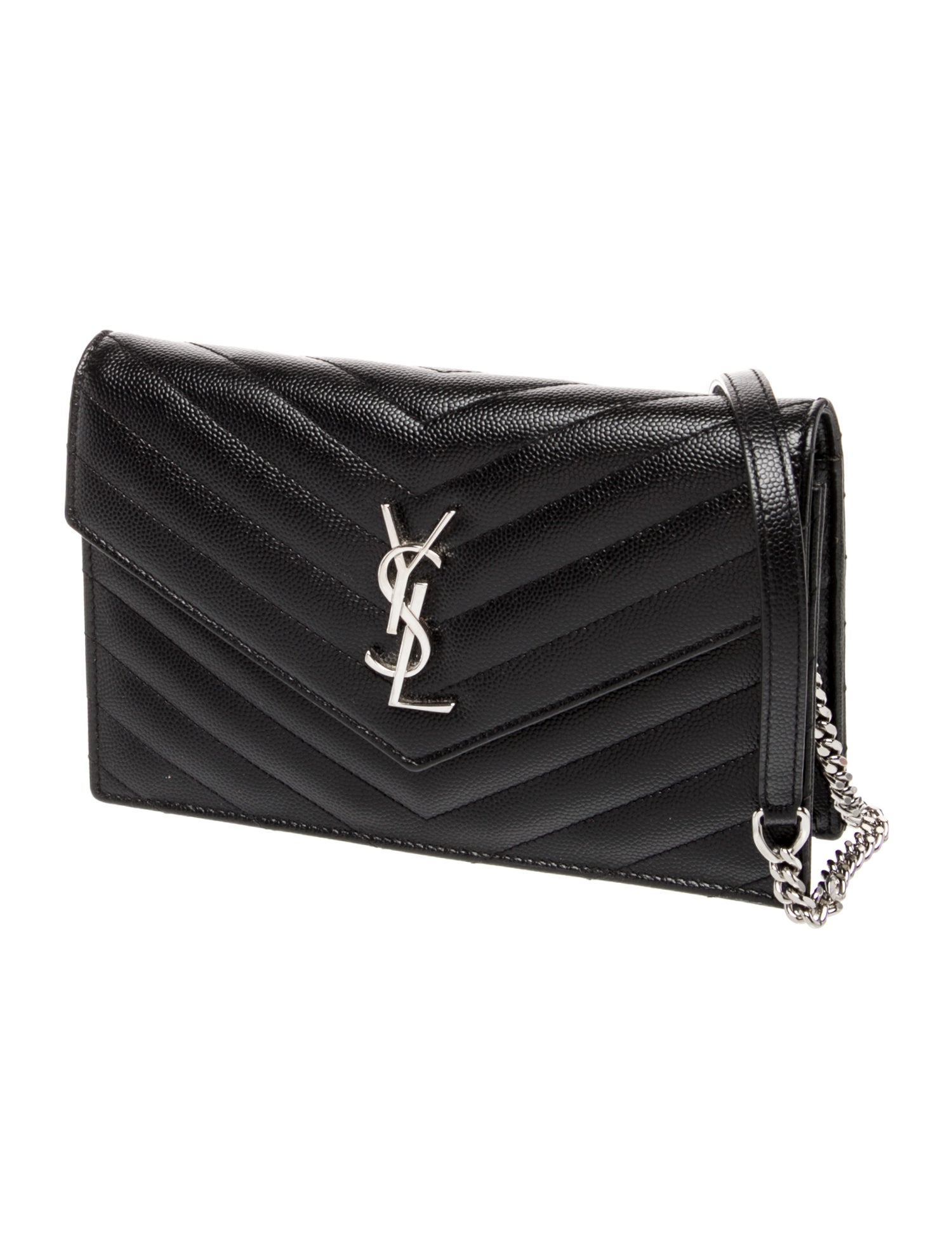 Saint Laurent Leather Envelope Small